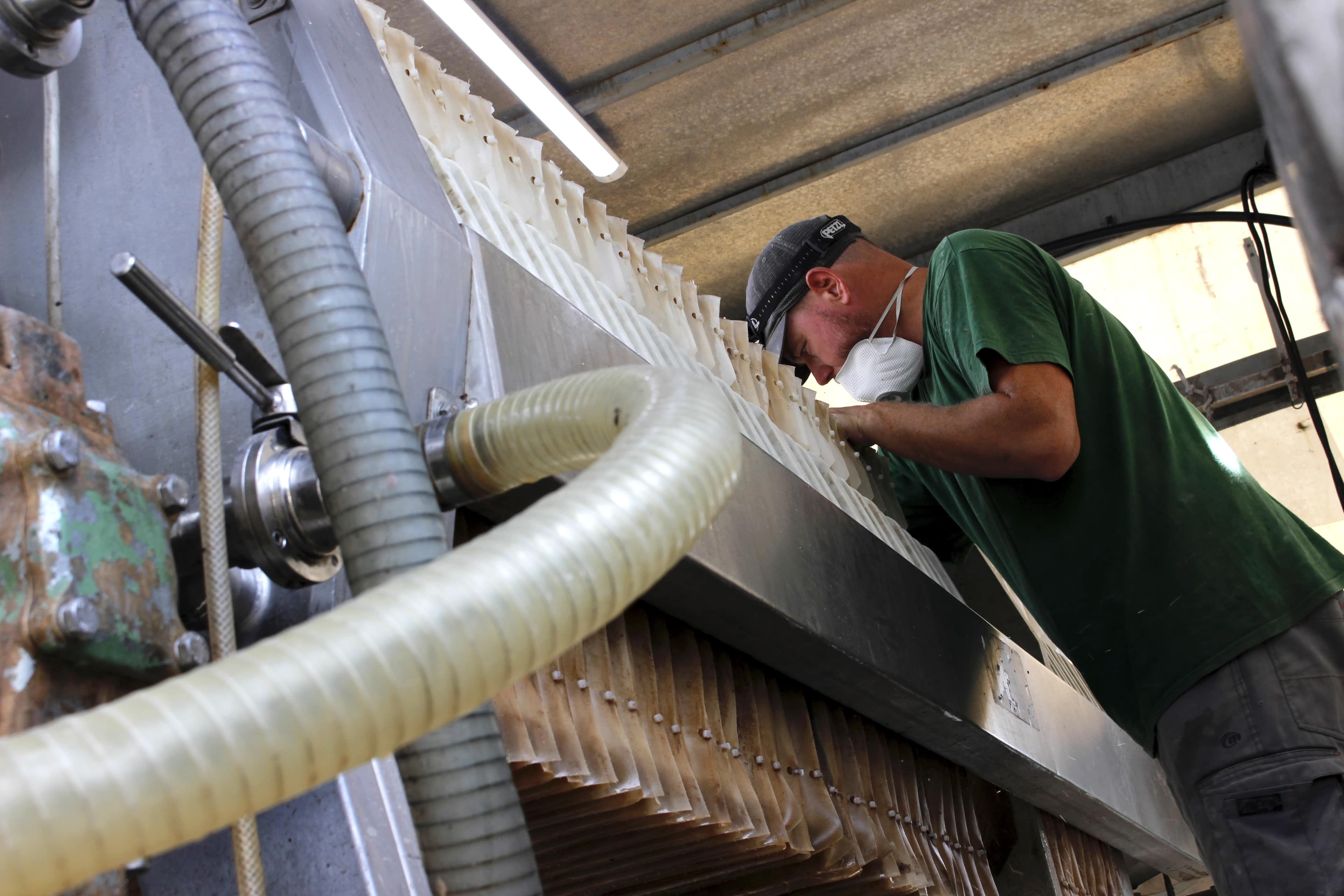 Filtration des bourbes